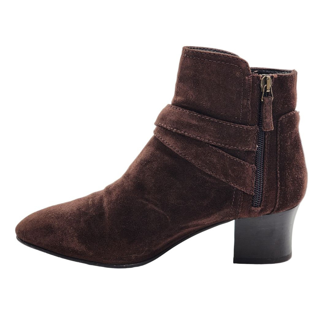 AQUATALIA Francique Brown Suede Weatherproof Ankle Boots & Booties‎ Size 7.5 - Picture 5 of 8
